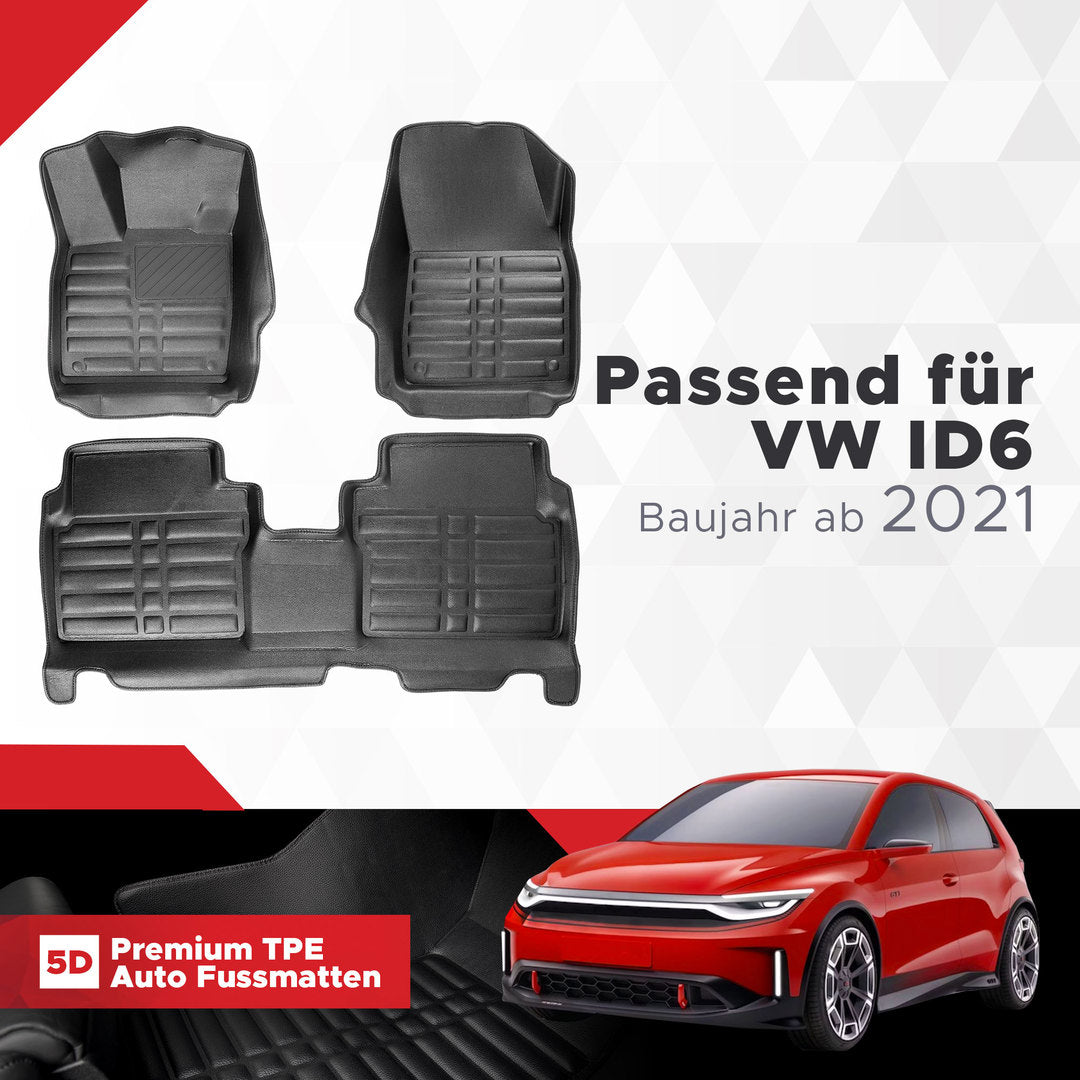 5D Premium Auto Fussmatten für VW ID.7 2023-2026