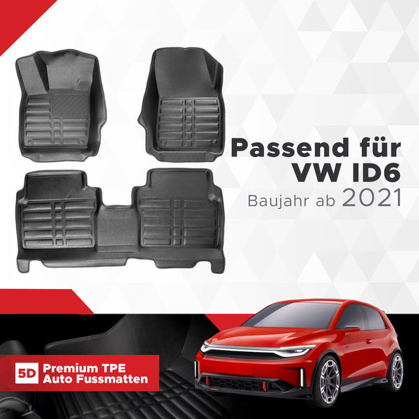 5D Premium Auto Fussmatten für VW ID.7 2023-2026