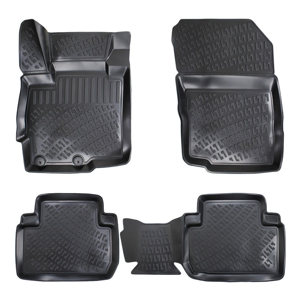 3D Auto Fussmatten Set passend für Mitsubishi Eclipse Cross PHEV Hybrid Baujahr ab 2021
