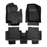 5D Premium Auto Fussmatten TPE Set passend für VW Sharan (2.Gen) für 5 und 7 Sitze Baujahr ab 2010