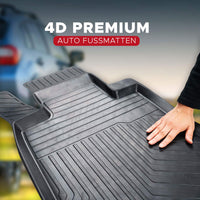 3D Premium Gummi Auto Fußmatten Set Passend für Honda CR-V (5.Gen) Baujahr 2016-2022