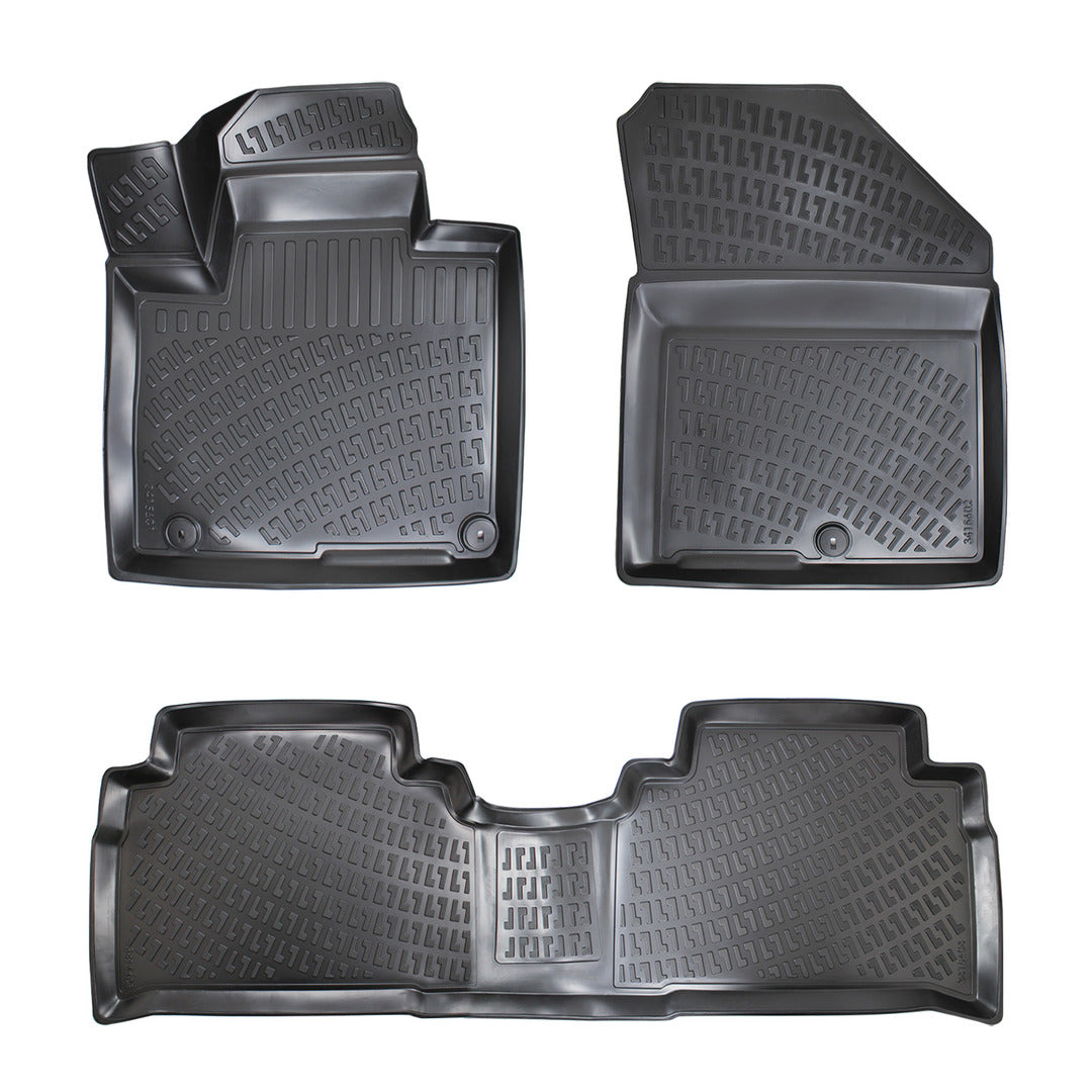 3D Auto Fussmatten Set passend für Kia Sorento (3.Gen) Baujahr 2014-2020