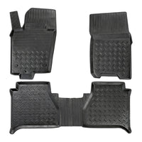 3D Premium Gummi Auto Fussmatten Set Passend für Nissan Navara Baujahr ab 2020