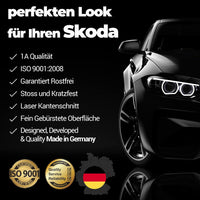 Ladekantenschutz aus Edelstahl Chrom mit Abkantung Passend für Skoda Scala Baujahr ab 2018