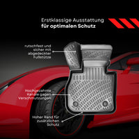 3D Fußmatten passend für Toyota Prius 2010-2017