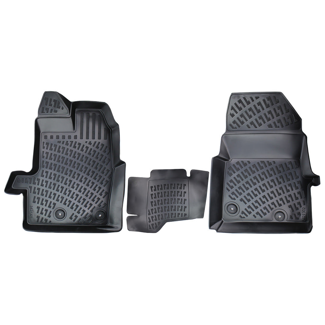 3D Auto Fussmatten Set passend für Ford TRANSIT CUSTOM (2 Sitz) Baujahr 2012-2023