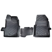 3D Auto Fussmatten Set passend für Ford TRANSIT CUSTOM (2 Sitz) Baujahr 2012-2023