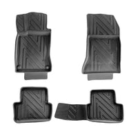 3D Auto Fussmatten für Mercedes A Klasse (W176) 2012-2018 Carbon-Optik