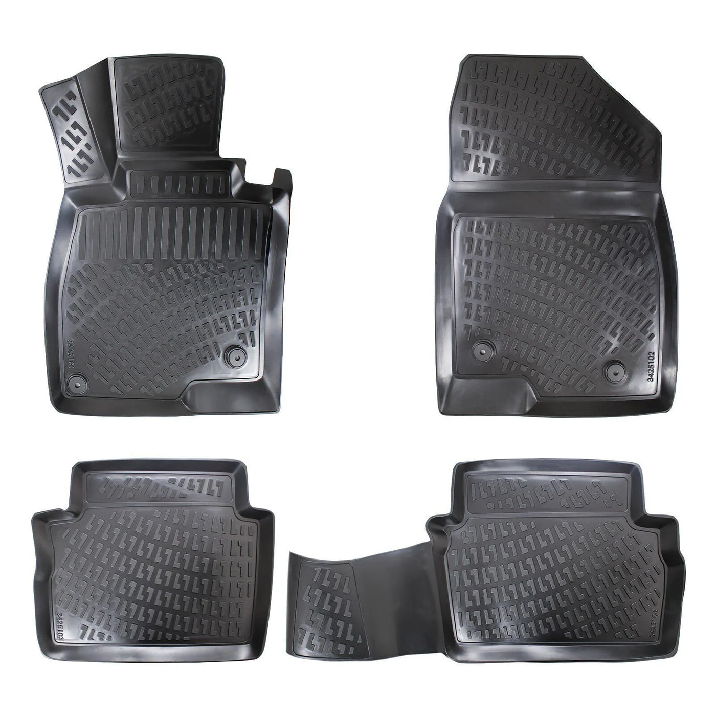 3D Auto Fussmatten Set passend für Mazda 6 Baujahr ab 2012