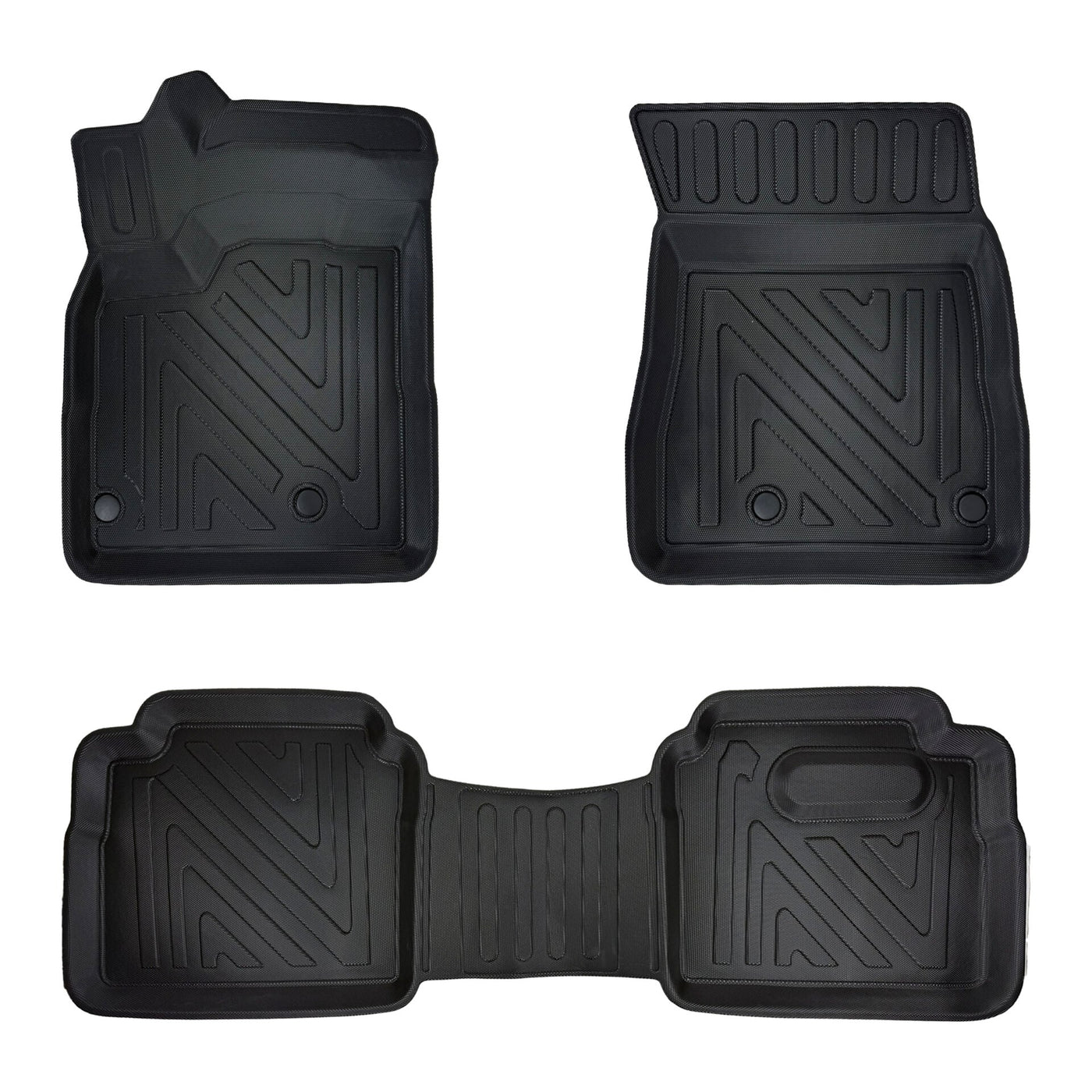 3D Auto Fussmatten für Nissan X-Trail T33 2022-2026 Carbon-Optik