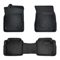 3D Auto Fussmatten für Nissan X-Trail T33 2022-2026 Carbon-Optik