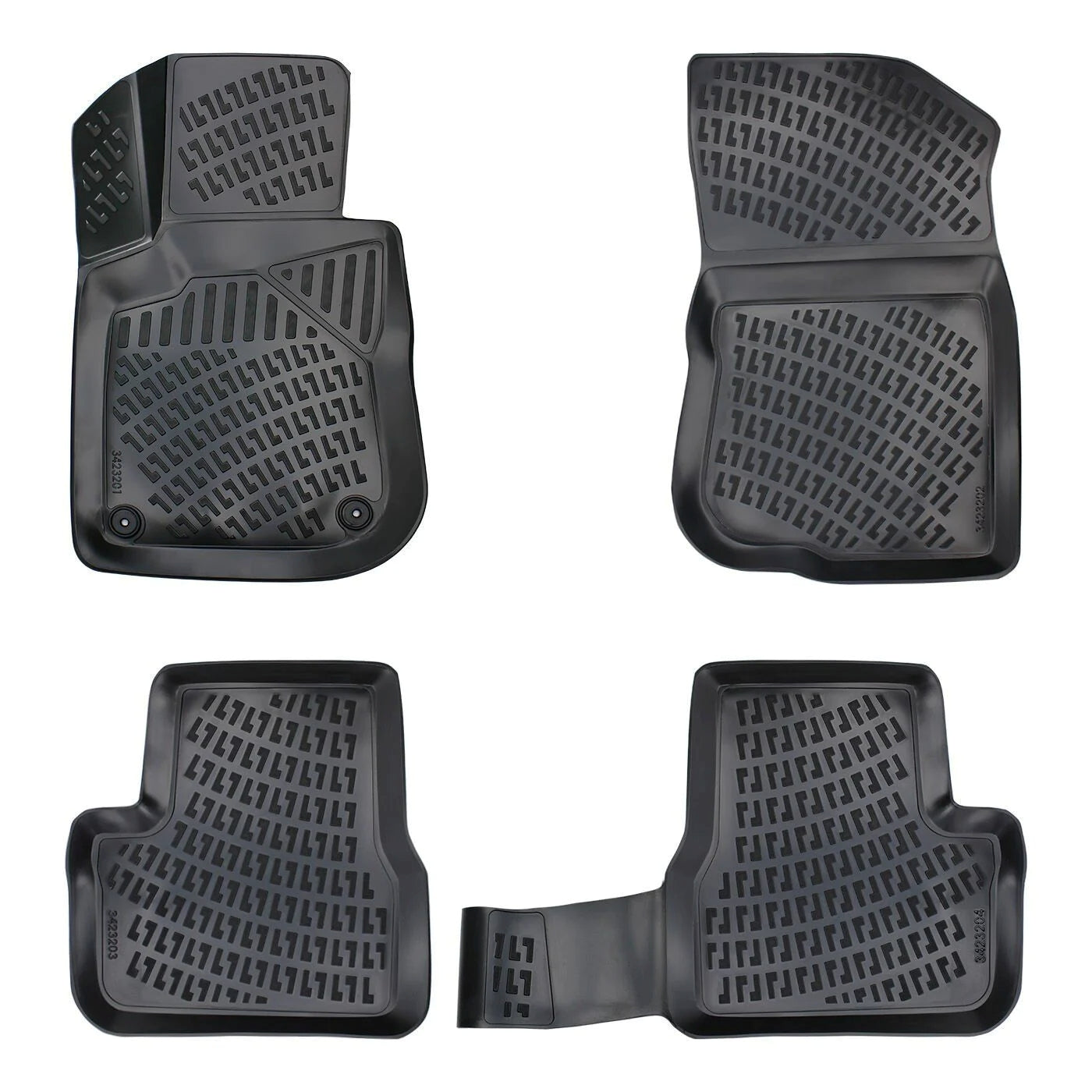 3D Auto Fussmatten für Peugeot 2008 (1.Gen) 2013-2019