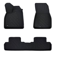 3D Auto Fussmatten für Renault 5 E-Tech (R5) 2024-2027 Carbon-Optik