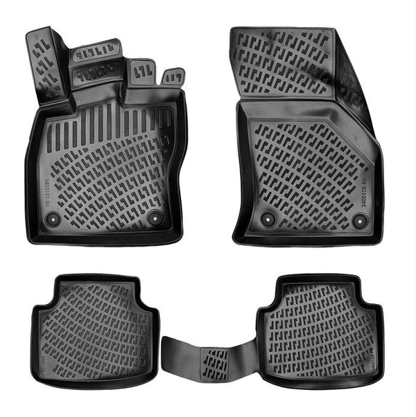 3D Auto Gummimatten & Kofferraumwanne Set für Skoda Superb III Baujahr ab 2015