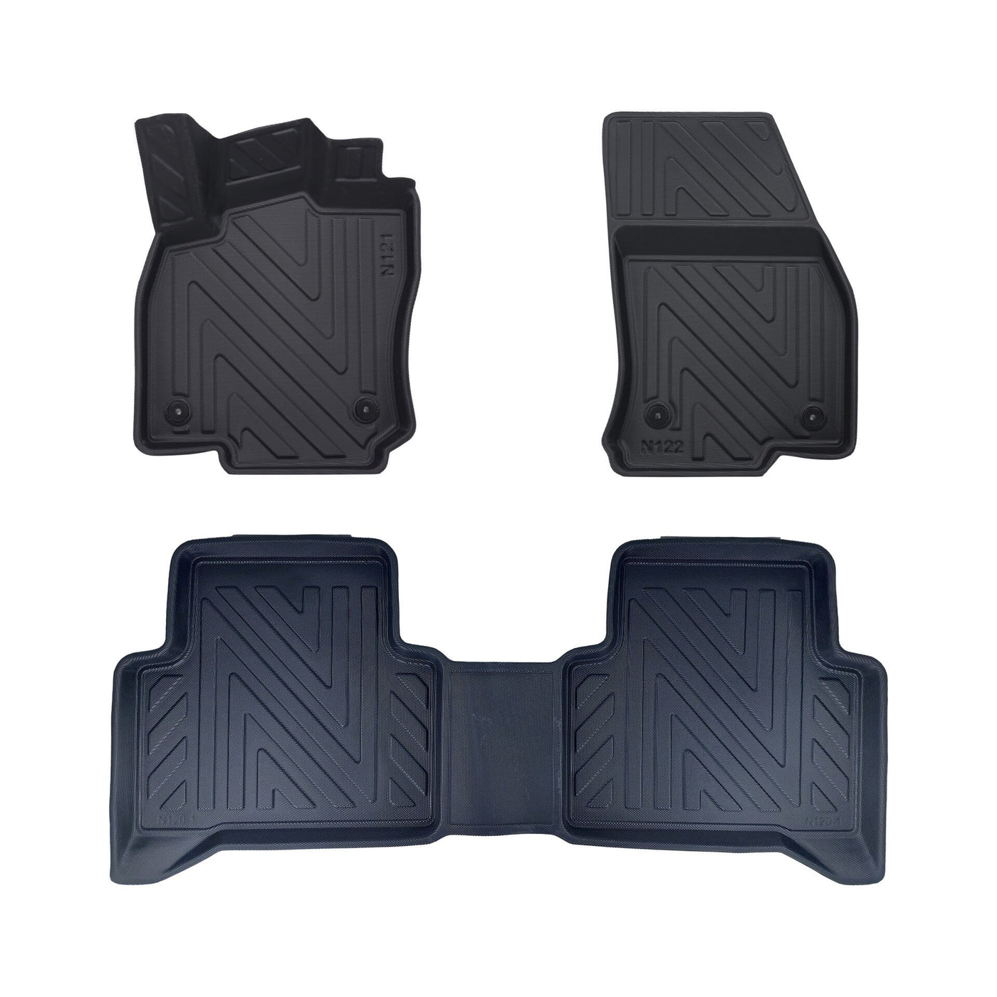 3D Auto Fussmatten für VW Touran (2.Gen) 2015-2016