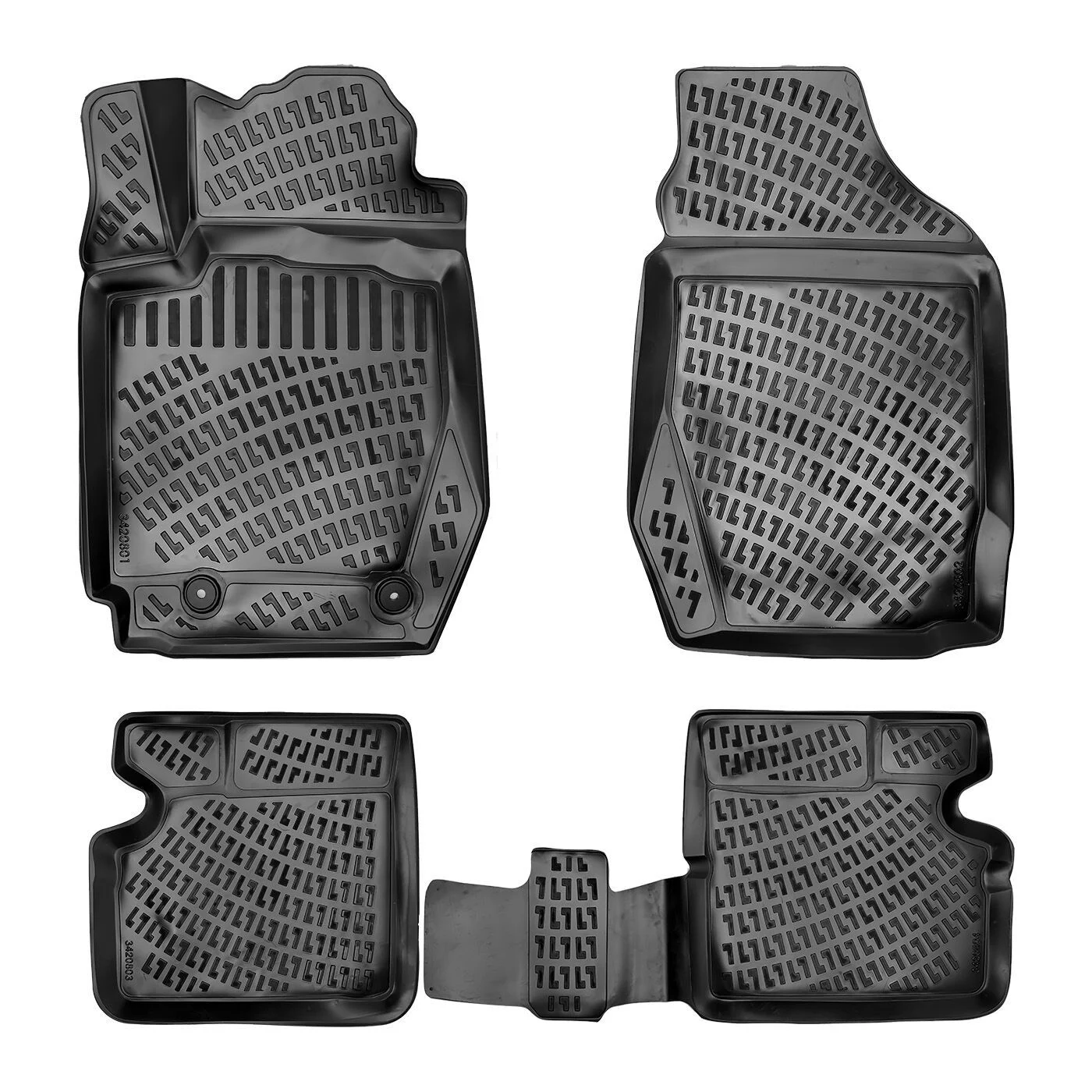 3D Gummi Auto Fussmatten für Toyota Corolla (E12) 2002-2007