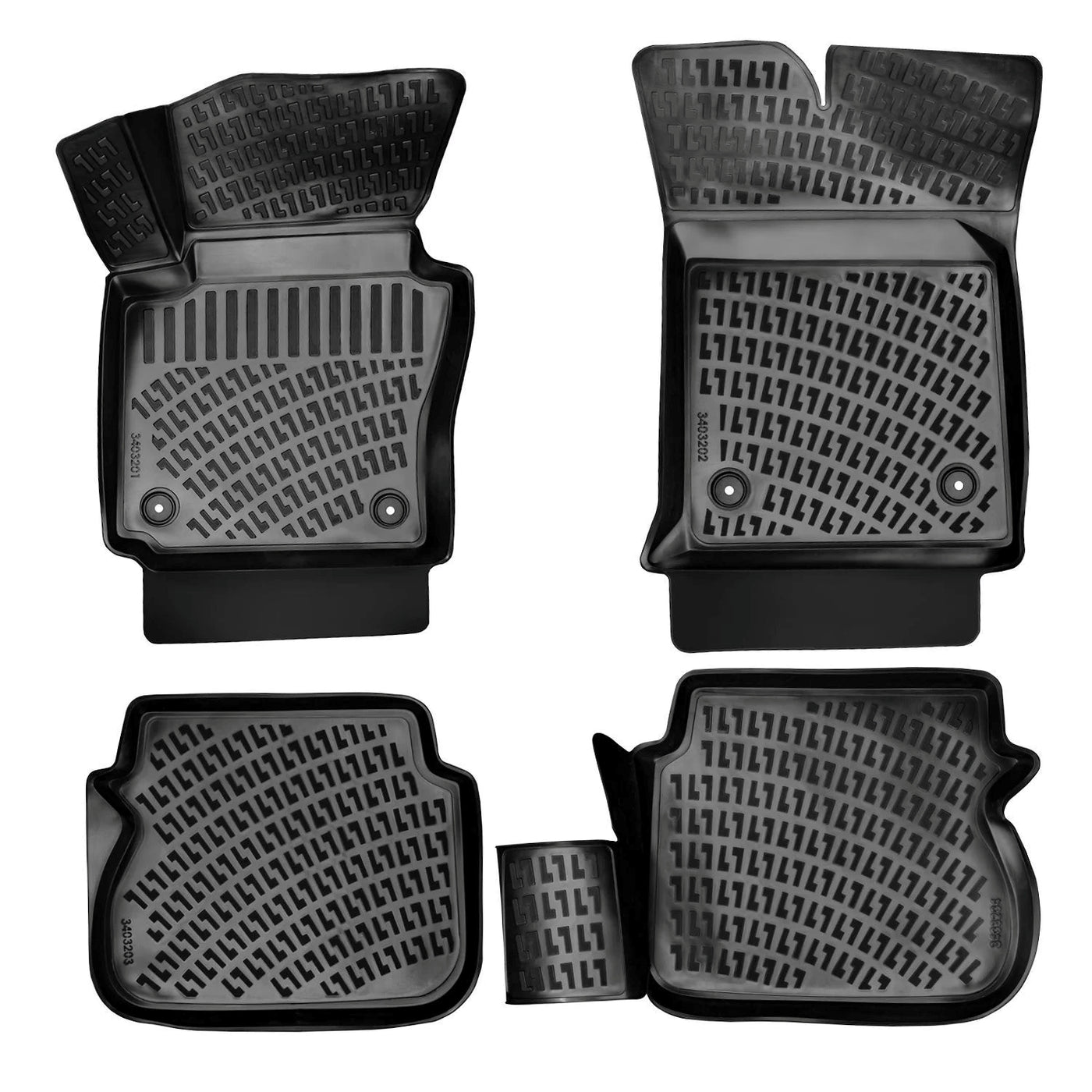 3D Fussmatten passend für VW Caddy 2003-2020