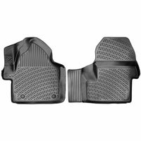 3D Premium Gummi Auto Fussmatten Set Passend für Volkswagen Crafter (2 Beifahrersitzer) Baujahr ab 2006