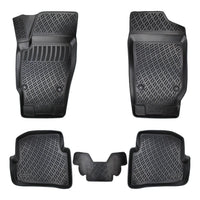 3D Premium Gummi Auto Fussmatten Set Passend für Volkswagen Polo (4.Gen) Baujahr 1999-2005