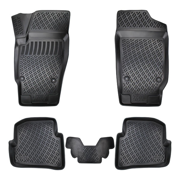 3D Auto Fussmatten passend für Skoda Fabia (1.Gen) 1999-2007