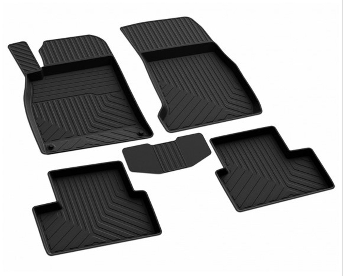 Kofferraumwanne Set für Mercedes B Klasse W242 W246 2011-2019 Gummi Fußmatten
