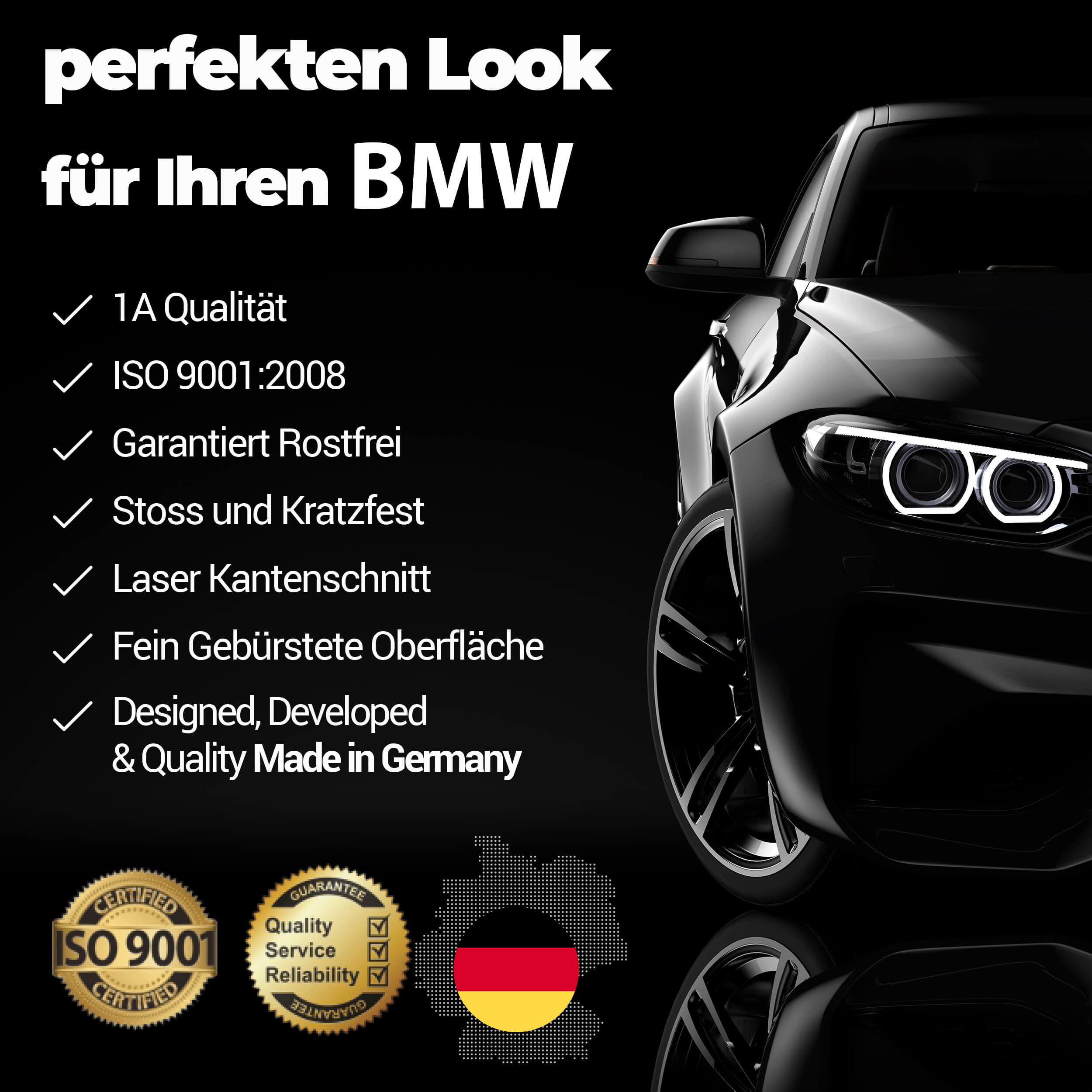Ladekantenschutz Chrom für BMW 5 Touring (F11) Bj 2010-2017
