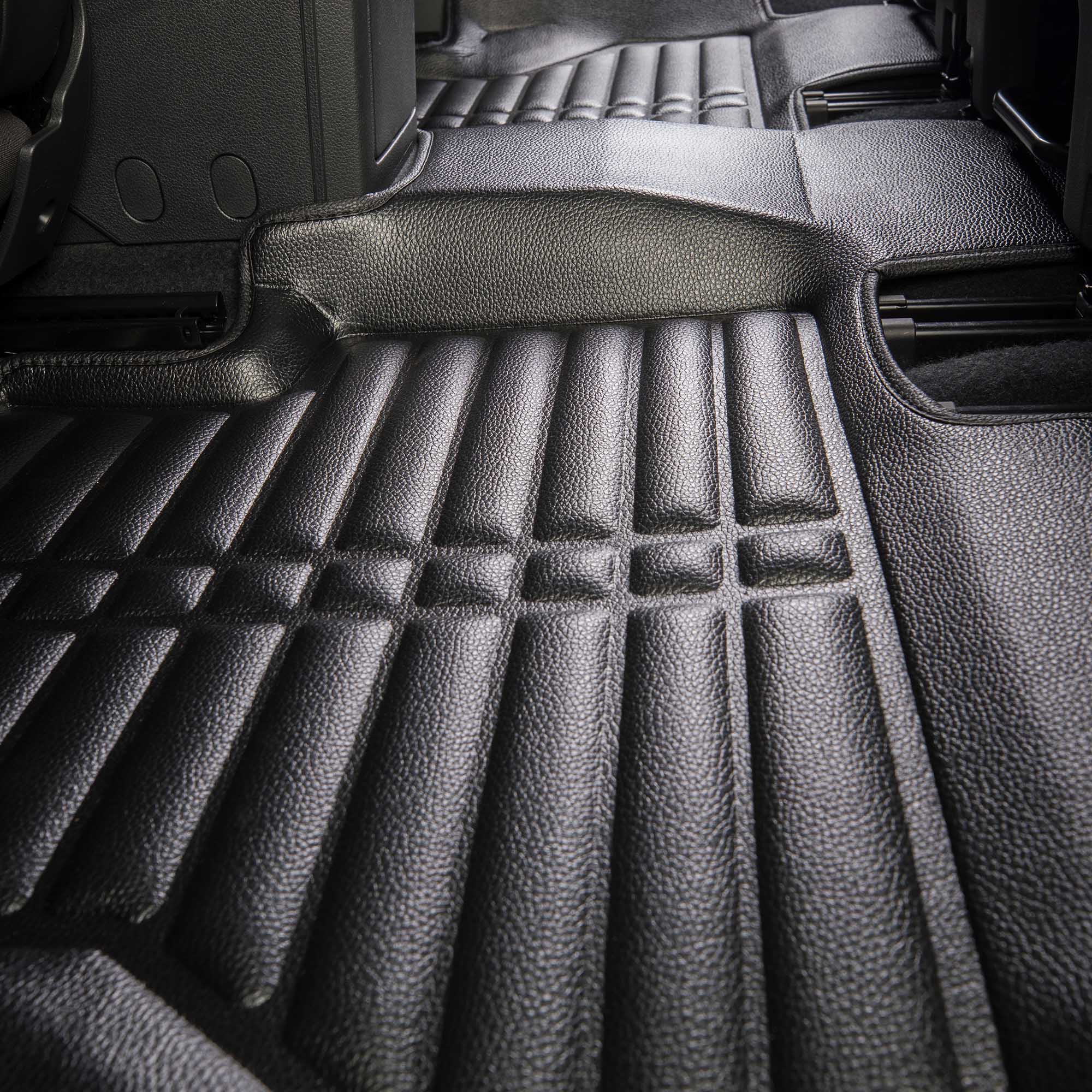 5D VW Sharan (2.Gen) für 5 und 7 Sitze Fussmatten Bj ab 2010 TPE