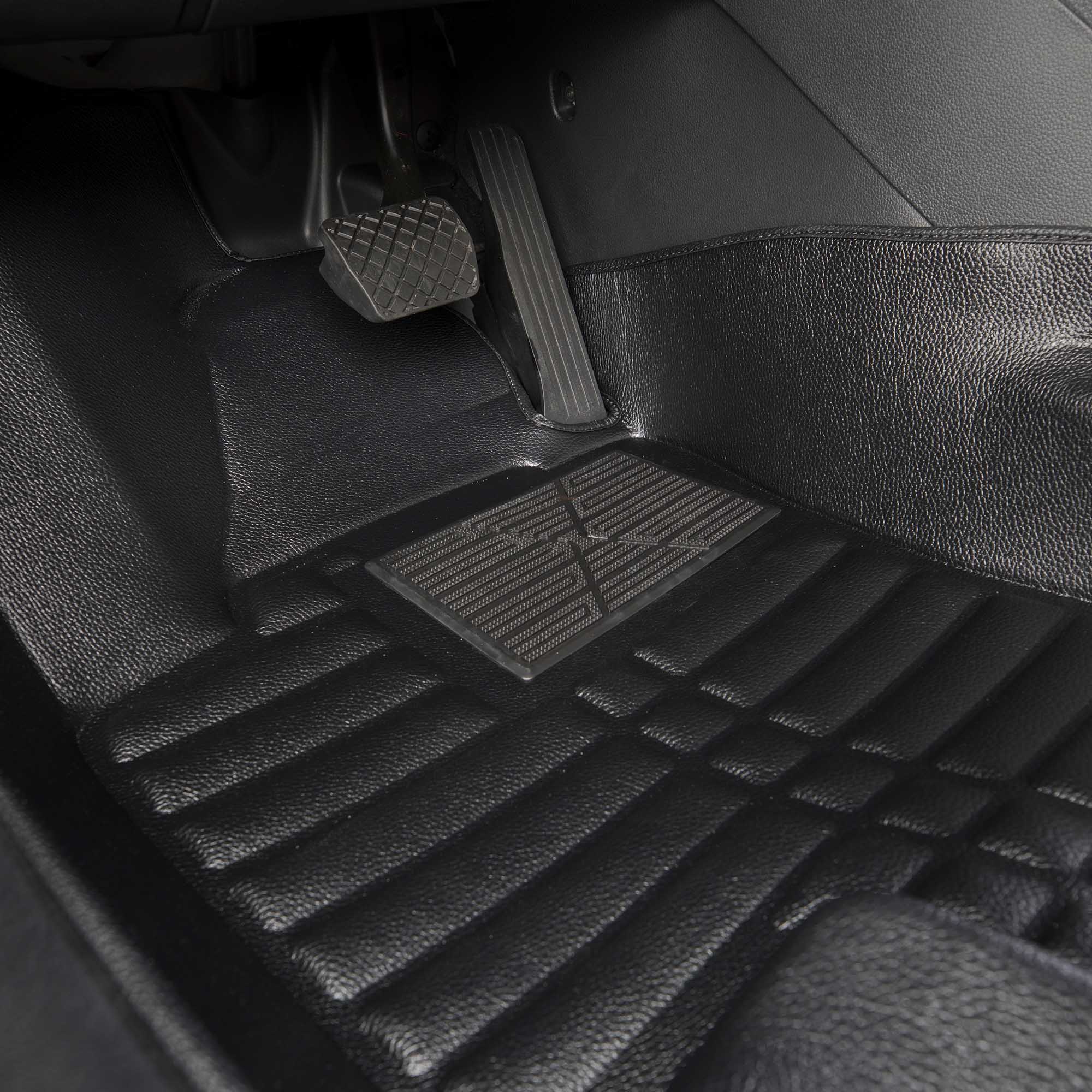 Gummi-Fußmatten schwarz für VW TOURAN Bj 05.10-05.15