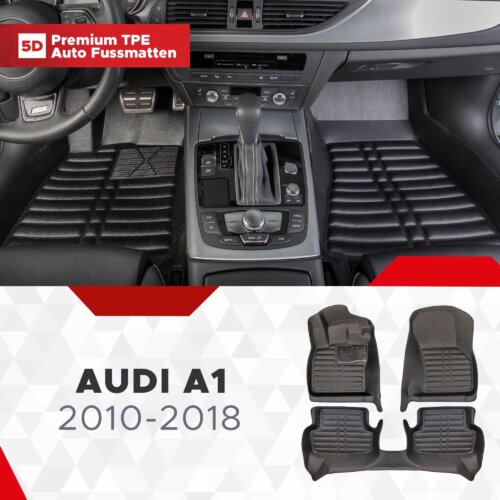 AutoFussmatten Fussmattenprofi Audi A1 Baujahr 2010 2018