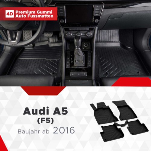 AutoFussmatten Fussmattenprofi Audi A5 F5 Baujahr ab 2016