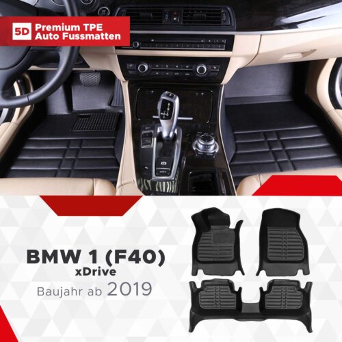 AutoFussmatten Fussmattenprofi BMW 1 F40 xDrive Baujahr ab 2019