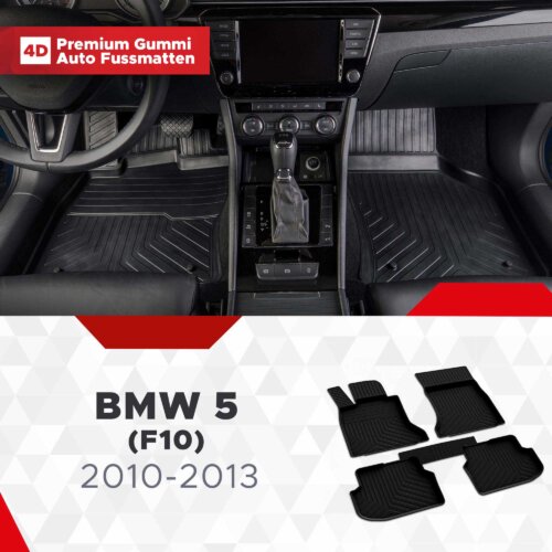 AutoFussmatten Fussmattenprofi BMW 5 F10 Baujahr 2010 2013