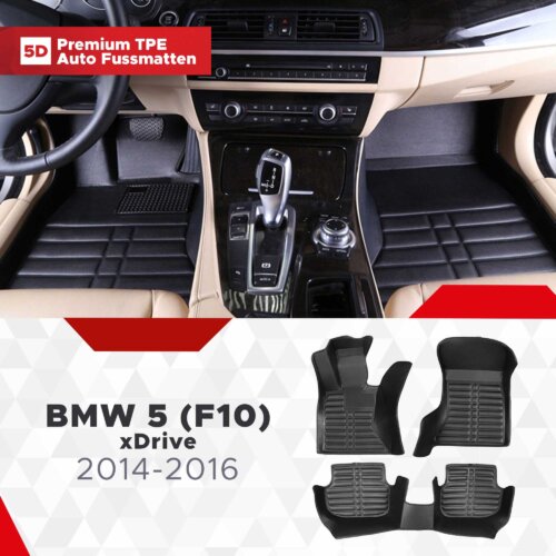 AutoFussmatten Fussmattenprofi BMW 5 F10 xDrive Baujahr 2014 2016