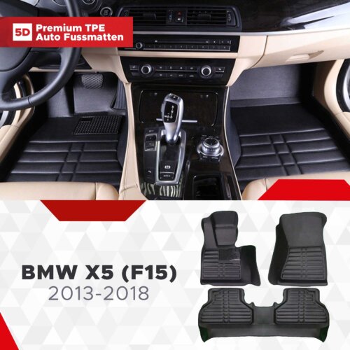 AutoFussmatten Fussmattenprofi BMW X5 F15 Baujahr 2013 2018