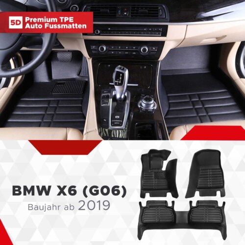 AutoFussmatten Fussmattenprofi BMW X6 G06 Baujahr ab 2019