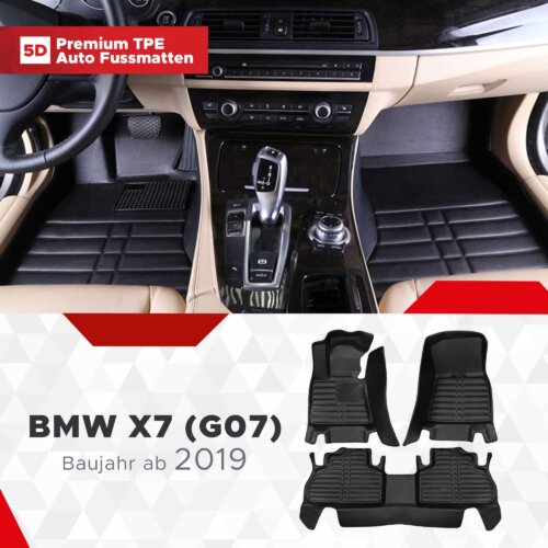 AutoFussmatten Fussmattenprofi BMW X7 G07 Baujahr ab 2019
