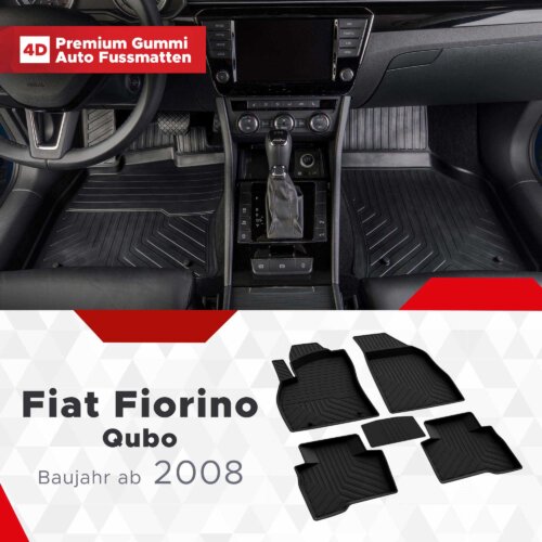 AutoFussmatten Fussmattenprofi Fiat FiorinoQubo Baujahr ab 2008