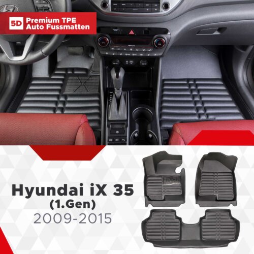 AutoFussmatten Fussmattenprofi Hyundai iX 35 1 Gen Baujahr 2009 2015