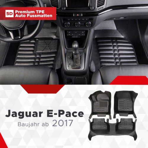 AutoFussmatten Fussmattenprofi Jaguar E Pace Baujahr ab 2017 1