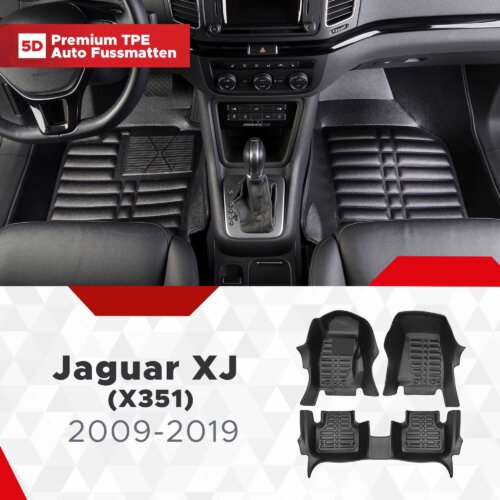 AutoFussmatten Fussmattenprofi Jaguar XJ X351 Baujahr 2009 2019 1