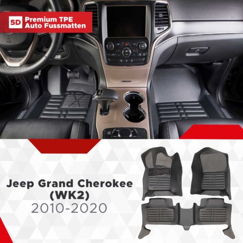AutoFussmatten Fussmattenprofi Jeep Grand Cherokee WK2 Baujahr 2010 2020