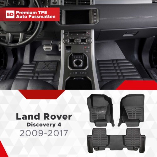 AutoFussmatten Fussmattenprofi Land Rover Discovery 4 Baujahr 2009 2017
