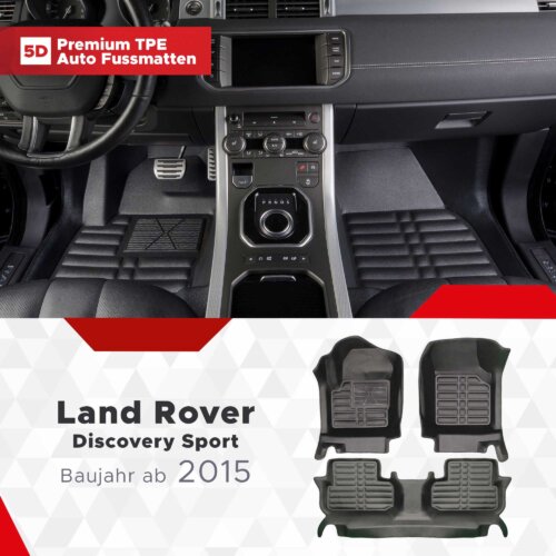 AutoFussmatten Fussmattenprofi Land Rover Discovery Sport Baujahr ab 2015
