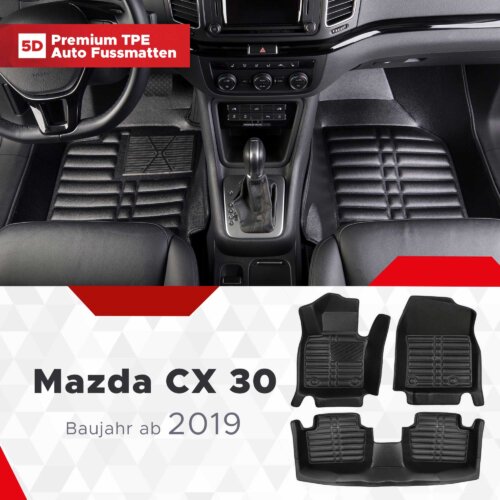 AutoFussmatten Fussmattenprofi Mazda CX 30 Baujahr ab 2019