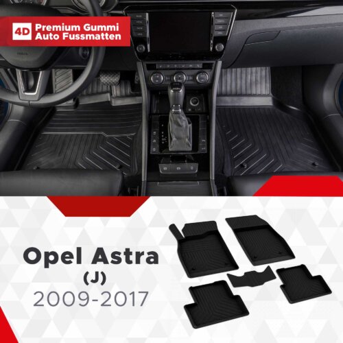 AutoFussmatten Fussmattenprofi Opel Astra J Baujahr 2009 2017
