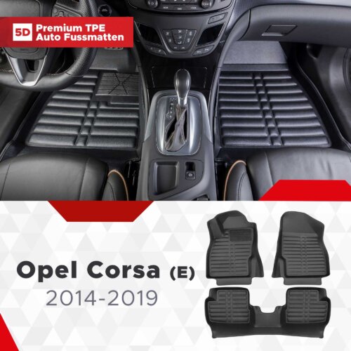 AutoFussmatten Fussmattenprofi Opel Corsa E Baujahr 2014 2019