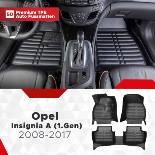 AutoFussmatten Fussmattenprofi Opel Insignia A 1 Gen Baujahr 2008 2017