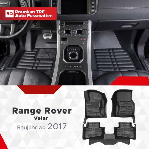 AutoFussmatten Fussmattenprofi Range Rover Velar Baujahr ab 2017