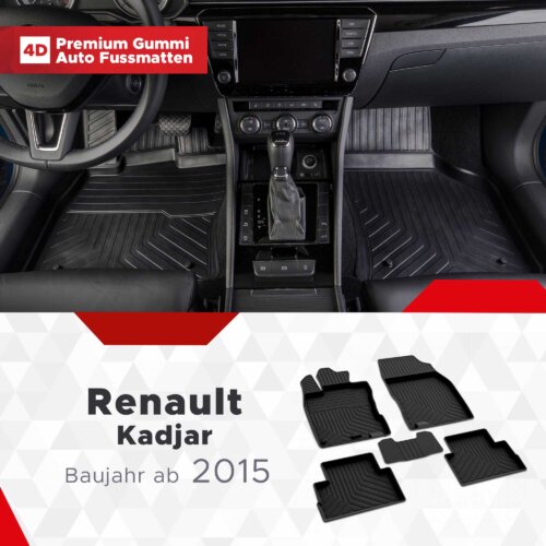 AutoFussmatten Fussmattenprofi Renault Kadjar Baujahr ab 2015