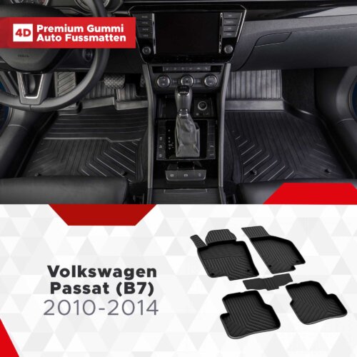 AutoFussmatten Fussmattenprofi VW Passat B7 Baujahr 2010 2014